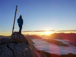 Hochtausing über Tonisteig